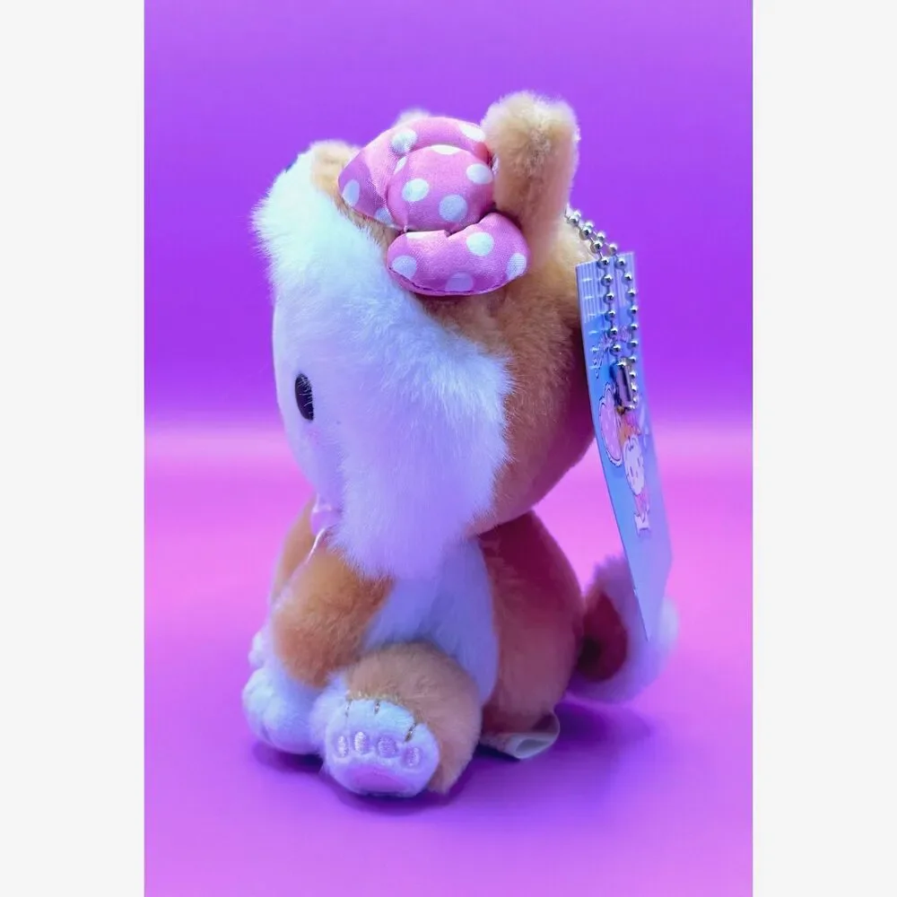 Hello Kitty Shiba Inu Mascot Keychain Plush